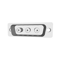 NorComp 683M3W3103L051 Mixed Contact D-Sub Connectors Coax Combo D Vert PCB 3W3/M/50O/VT