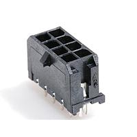 Molex 43045-0825 Shrouded Microfit 3.0 Vert P TH/clip DR 15Au 8Ckt