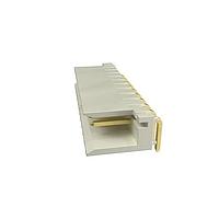 Amphenol FCI 95736-110LF Headers Clincher&trade; Flex Connectors, Right Angle Header, Single row, 10 Positions, 2.54mm (0.100in) Pitch