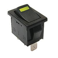 E-Switch R1966ABLKREDIF Rocker Switches 15A 125VAC SPST On-Off