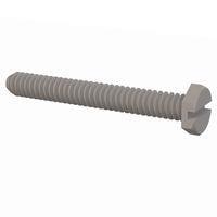 Essentra Components 010440X087 Hex Slotted Hex Slotted Screw, #4-40 Thread, 7/8 Lg