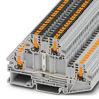 PHOENIX CONTACT 1088939 Fixed Terminal Blocks Double-level terminal block  connection method: Push-in connection  cross section: 0.2 mm - 6 mm  AWG: 24 - 10  width: 6.2 mm  color: gray  mounting type: NS 35/7 5  NS 35/15