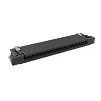 Amphenol FCI SFV28R-2STBE1HLF Board Mount 0.50mm Flex Connector, SFV-R Series, 28 Position, Top Side Contact, Side Entry Surface Mount ZIF Connector, Halogen Free, Lead Free, Gold Flash