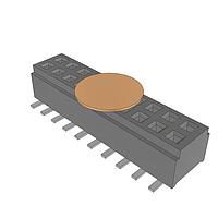 Samtec CLM-110-02-F-D-K-TR Connectors Low Profile Dual-Wipe Socket