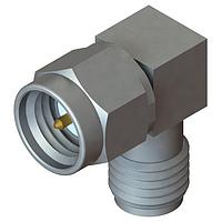 Amphenol SV Microwave M55339/02-30001 RF MIL Spec Connectors SMA F to M Adapter, R/A