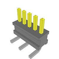 Samtec FTR-105-02-S-S Pin Header Surface Mount Micro Header, 0.050" x 0.100" Pitch