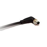 Bulgin PXPTPU05RAM04ACL010PUR Sensor Cables / Actuator Cables M5 Series RA Flex Cable Overmold Conn