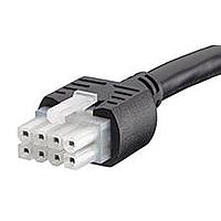 Molex 245135-0810 Sensor Cables / Actuator Cables MINIFIT 8CKT CBL AY DR OVERMOLDED 1M BLK