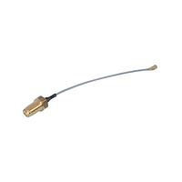 Molex 89762-9521 RF Cable Assemblies SMA Straight Bulk Head Jack-to-MCRF Plug, 1.13mm Cable, Length 200.00mm, 50 Ohms