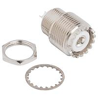 Amphenol RF 083-875-1002 Connectors UHF STRT JACK BLKHD SOLDER CUP