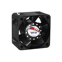 Wakefield Thermal DC0402812U2B-2T0 Brushless Fan, 40x28mm, 12VDC, 24.8CFM, 7.68W, 0.64A, 58dBA, 2Ball Bearing, 2 Leads