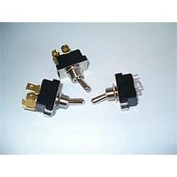 Electroswitch 9003D Toggle Switches Toggle Switch, DPST, 15A-125VAC, 10A-250VAC, ON-NONE-OFF, SOLDER LUG, CSA