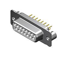 Molex / FCT 173109-0372 D-Sub Connectors - Standard Density FCT DSUB STR PC RCPT 25 PN W/CLINCH