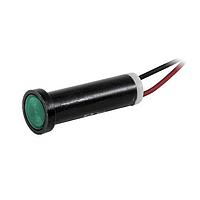 VCC 44W-NKG12H-CGO LED Panel Mount Indicators Wire Leads Flush Green 12VDC