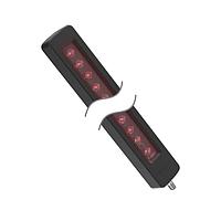 Banner Engineering BL60I340L14ASQ LED Light Bars BL60 Vision Light; Length: 340 mm; Black E-Coated Aluminum; Voltage: 12-30 V dc; Environmental Rating: IP68, IP69K; Color: IR; 14 Degree Lens; Window: Clear Polycarbonate; 5-pin M12 Integral QD