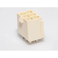 Molex 87427-0642 Power 4.20mm WtB VtHdr HT /OMntFlg 2.54Sn 6Ckt