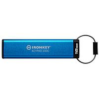 Kingston IKKP200C/16GB USB 3.2 16GB USB-C IronKey Keypad 200C, FIPS 140-3 Lvl 3 (Pending) AES-256