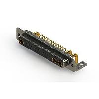 EDAC 630-25W3640-2N4 Mixed Contact D-Sub Connectors Right-angle Power Combo D-Sub Connector