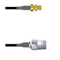 Amphenol Custom Cable Q-2W0200003018i RF Cable Assemblies SMA-SJB/N-SJ G174 18I