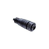 Amphenol LTW CBU-08AFDM-TL7A03 Sensor Cables / Actuator Cables Ceres, Middle Size, Plastic, 10A+2A, 08 pins, Female Connector, Female (Power) + Male (Signal) Contact, Straight, 3 Points Lock, Overmolded, Length 3000mm, IP67