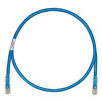 Panduit UTPK6A7MBU Cat 6a Keyed Copper Patch Cord, Cat 6A, Blue UT