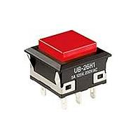 NKK Switches UB26SKG035C-CJ Pushbutton Switches LOW PROFILE PSHBTTN ILLMNTD/PC AND SLDR