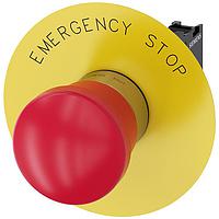 SIEMENS A6X30143148 Push-Pull EM. STOP MUSHROOM PUSHBUTTON. 40MM. RED
