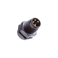 Amphenol LTW 8P-04PMMS-SF7001 Circular Metric Connectors M8 Circular Metric Connector, A Code, Plastic, 3A, 04 pins, Male Connector, Male Contact, Hexagonal, M8*1.0, Screw Thread, Solder, Receptacle, Front Fastened, IP67 Unmated