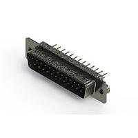 EDAC 627-M25-220-LT2 D-Sub Connectors - Standard Density Vertical Machined D-Sub Connectors
