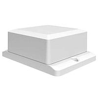 New Age Enclosures S1A-333315-TW Enclosures 3" Square Utility - Tall Base White ABS