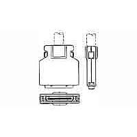 AMP Connectors - TE Connectivity 787133-1 Hardware BACKSHELL 50P .8mm