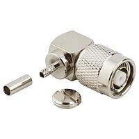 Amphenol RF 122148RP Connectors RF Connector RP-TNC Right Angle Crimp Plug RG-174 RG-188 RG-316 Times LMR-100A 50 Ohm