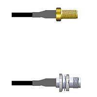 Amphenol Custom Cable Q-2V04E0003108i RF Cable Assemblies SMA-SJ/TNC-SJB G174 108I