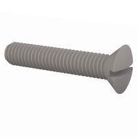 Essentra Components 331032A100 Slotted Countersunk 82 Slotted CSK Screw, #10-32 Thread, 1 Lg