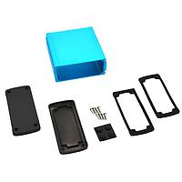 Bud Industries EXN-23357-BL PCB Enclosure Extruded Aluminum Enclosure Blue (2 X 4.5 X 4.7 In)