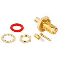 Amphenol RF 132286 Connectors SMA BULKHEAD JACK 196/U O RING SEAL