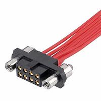 Harwin M80-4C11605F9 Power to the Board Fem Small Bore Crimp Conn Au clip + Au shell Reverse fix jackscrews 8+8 contacts