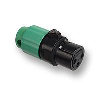 Switchcraft AAA3FBLP Connectors AAA Low Profile 3pin FML black