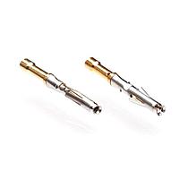 Amphenol SINE Systems MS24W23G5 Contacts Socket Contact, Machined, Gold 5u", Wire Range .13-.25mm , 26-24 AWG