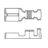 Yazaki 7116403802 Terminals TERM 187 FEM 4.8MM UNSLD