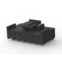 AMP Connectors - TE Connectivity 5-1123722-6 Plug Housing 3.96 EP PLUG HSG 6P(BLACK)