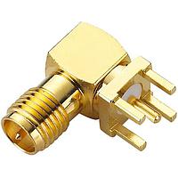 Taoglas PCB.RPSMAFRA.HT PCB Connectors SMA RA Reverse Polarity PCB Mount, Jack, Gold,  50ohm, Through Hole Pin