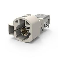 Raydiall Automotive R195.660.B00 PCB Connectors Right-angle stamped& formed LVDS HSD+2 power pin PCB header coding B