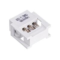 Amphenol CONEC 142A10199X Ribbon Cable 6 POS SOCKET OPEN NO STRAIN RELIEF