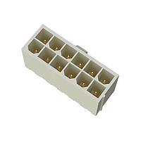 Amphenol FCI 10131319-0411100LF Headers & Wire Housings Minitek Power4.2HCC DR VTH HDR 4Pos G/F