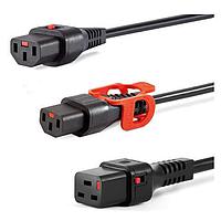 Schaffner IL13P-US1-SJT-3160-183 AC Power Cord w/Lock 15A C13 US Line plug Locking Plug 183cm