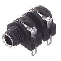 Amphenol Audio ACJM-MHS Phone Connectors 1/4"jack Plstc hous W/Metal inserT