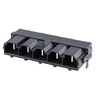 Molex 42820-5213 Shrouded MiniFit Sr Hdr Assy 062 Clip 5 Ckt Gold