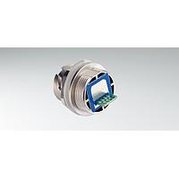 Amphenol CONEC 17-210001 USB Type A Connectors USB 2.0 Type A IP67 PNL RCP w/PCB PLS-SL