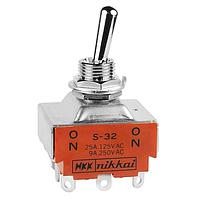 NKK Switches S32/CUL Toggle Switches Series S Medium/High Capacity